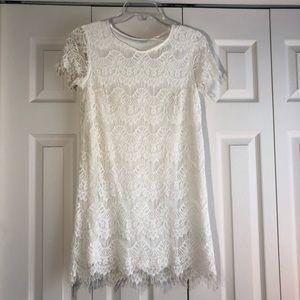 Urban Outfitters White Lace Dress